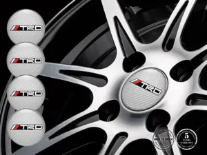 Toyota TRD Domed Badges Perfect Car Rim Decal